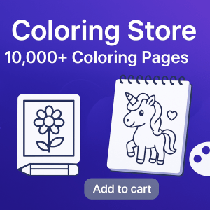 Start Coloring Page Shop